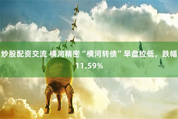 炒股配资交流 横河精密“横河转债”早盘拉低，跌幅11.59%